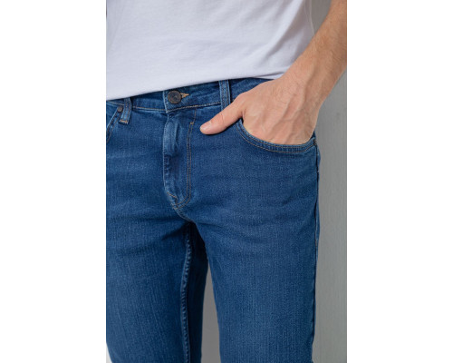 Джинси чоловічі однотонні, колір синій, 247R1085