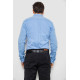 Сорочка чоловіча однотонна з принтом, колір блакитний, 186R6918-4