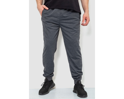 Спортивні штани чоловічі, колір темно-сірий, 244R4779