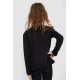 Лонгслів однотонний унісекс, колір чорний, 102R1532