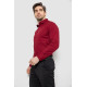 Сорочка чоловіча однотонна, колір бордовий, 186R2013