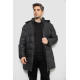 Куртка чоловіча зимова подовжена, колір чорний, 244RH76-10