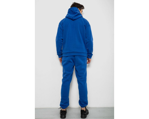 Спортивний костюм чоловічий на флісі, колір електрик, 238R029