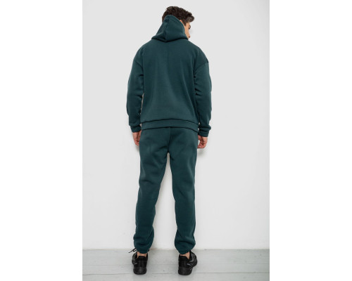 Спортивний костюм чоловічий на флісі, колір зелений, 238R029