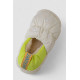 Капці дитячі домашні із задником, колір біло-салатовий, 243R2931