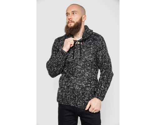 Светр чоловічий, колір чорно-сірий, 214R10303