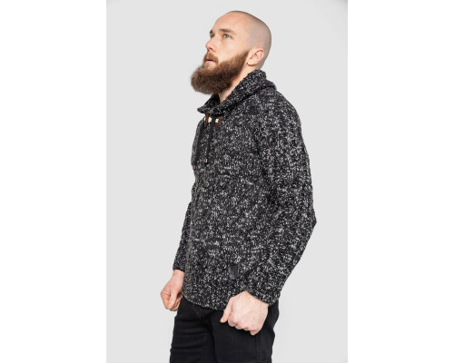 Светр чоловічий, колір чорно-сірий, 214R10303