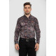 Сорочка чоловіча з принтом, колір коричневий, 214R2684