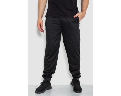 Спортивні штани чоловічі, колір чорний, 244R41512