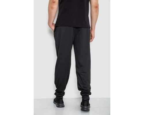 Спортивні штани чоловічі, колір чорний, 244R41512