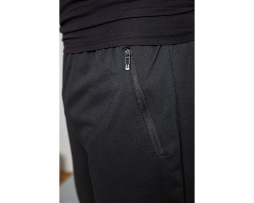 Спортивні штани чоловічі, колір чорний, 244R41512