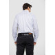 Сорочка чоловіча однотонна з принтом, колір білий, 186R2114