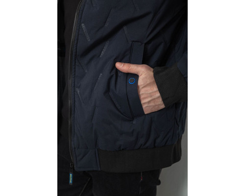 Куртка чоловіча демісезонна з капюшоном, колір синій, 244RL-9882AL