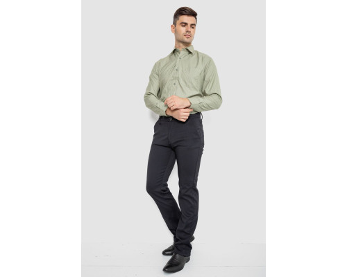Сорочка чоловіча класична, колір оливковий, 244R332