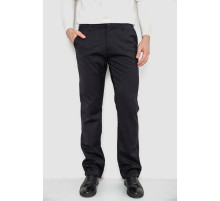 Штани чоловічі класичні утеплені, колір чорний, 244RFH310