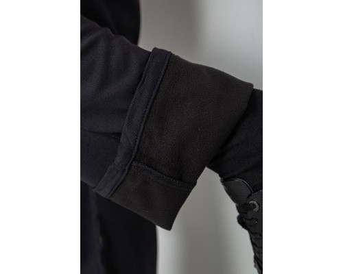 Штани чоловічі класичні утеплені, колір чорний, 244RFH310