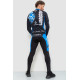 Велокостюм чоловічий, колір чорно-синій, 131R132122