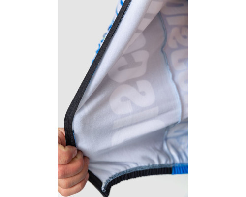 Велокостюм чоловічий, колір чорно-синій, 131R132122