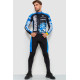 Велокостюм чоловічий, колір чорно-синій, 131R132122
