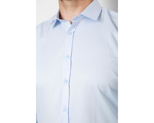 Сорочка чоловіча однотонна, колір блакитний, 214R816