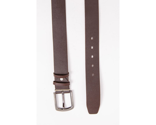 Чоловічий ремінь з еко-шкіри, коричневого кольору, 196R40S1W12
