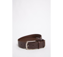 Чоловічий ремінь з еко-шкіри, коричневого кольору, 196R40S1W12