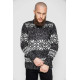 Светр чоловічий, колір чорно-сірий, 214R10321
