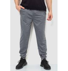 Спортивні штани чоловічі двонитка, колір сірий, 244R41298
