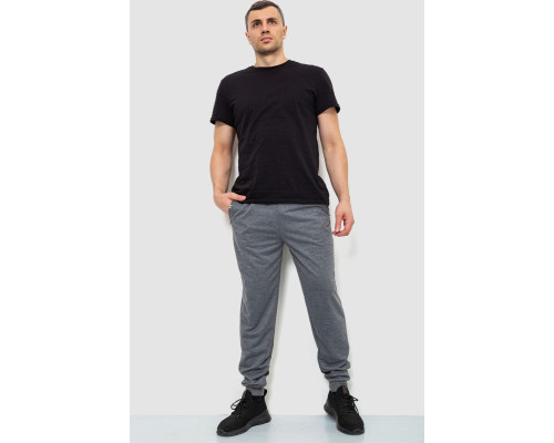 Спортивні штани чоловічі двонитка, колір сірий, 244R41298
