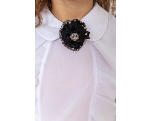 Блуза для дівчаток ошатна, колір білий, 172R103