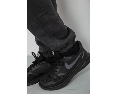 Спортивні штани чоловічі на флісі, колір грифельний, 129RA9997