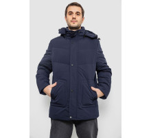 Куртка чоловіча зимова подовжена, колір синій, 241R2022-21