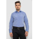 Сорочка чоловіча з довгим рукавом, колір джинс, 214R839