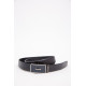 Чорний чоловічий ремінь, з еко-шкіри, з автоматичною пряжкою, 196RL3581A4-1