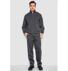 Спортивний костюм чоловічий на флісі, колір темно-сірий, 244R981-LH