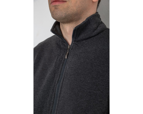 Спортивний костюм чоловічий на флісі, колір темно-сірий, 244R981-LH