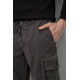 Штани чоловічі однотонні, колір сірий, 244R1641