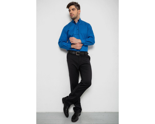 Сорочка чоловіча з принтом, колір синій, 214R16111-1