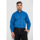 Сорочка чоловіча з принтом, колір синій, 214R16111-1