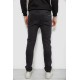 Джинси чоловічі на резинці утеплені, колір чорний, 244R666