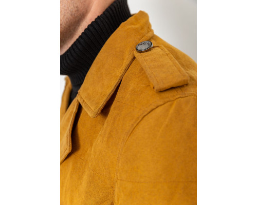 Піджак чоловічий однотонний, колір гірчичний, 182R15172