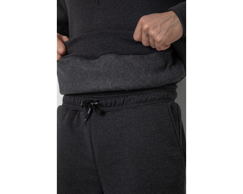 Спорт костюм чоловічий на флісі, колір темно-сірий, 190R235