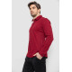 Сорочка чоловіча однотонна з принтом, колір бордовий, 186R6917-8