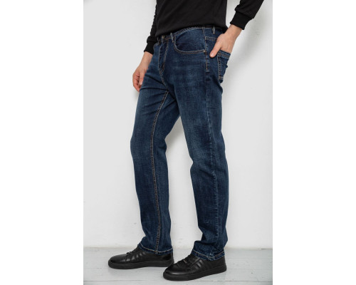 Джинси чоловічі прямого крою, колір синій, 244R9902