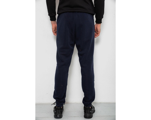 Спортивні штани чоловічі на флісі, колір синій, 244R41558