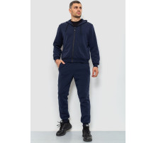 Спорт костюм чоловічий двонитка, колір темно-синій, 119R200-5