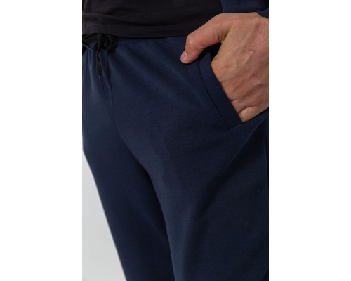 Спорт костюм чоловічий двонитка, колір темно-синій, 119R200-5