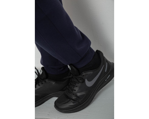 Спортивні штани чоловічі на флісі, колір синій, 129RA9995