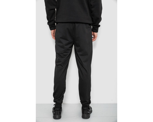 Спортивні штани чоловічі, колір чорний, 244R429