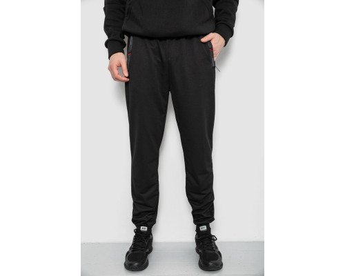 Спортивні штани чоловічі, колір чорний, 244R429